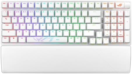 ASUS ROG Strix Scope II 96 Wireless Mechanical Gaming Keyboard - White by Unknown