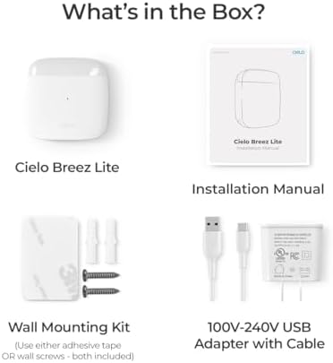 Breez Lite Smart AC Controller for Mini-Split, Window, Portable ACS (White) - Image 2