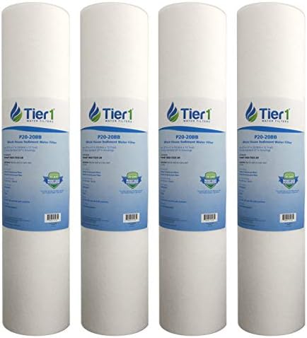 Tier1 20 Micron 4.5" × 20" Filter Replaces DGD-7525-20, 155356-43, 4-Pack by Tier1