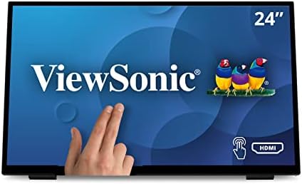 ViewSonic TD2465 24 Inch 1080p Touch Screen Monitor, 10-Point, HDMI DP by ViewSonicCorporation