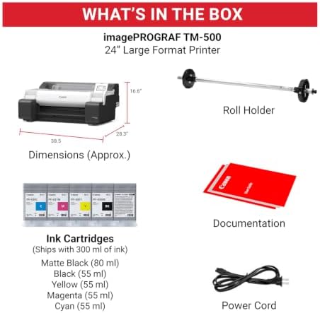 Canon imagePROGRAF TM-500 24" Large Format Printer - Image 5