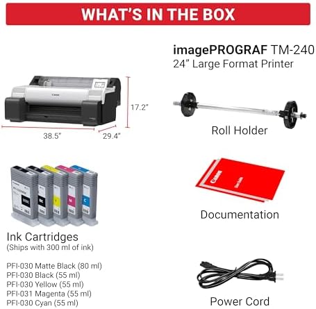 Canon imagePROGRAF TM-240 24" Large Format Printer - Image 5