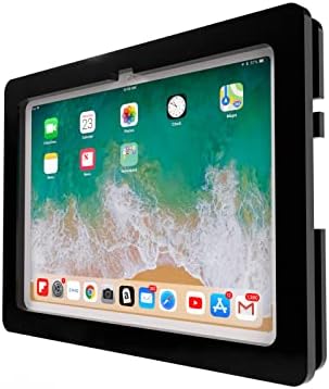 Anti-Theft Acrylic VESA Enclosure Made for Apple iPad 10 10.9" 2022, iPad 11 11" 2025 A16 with Low Profile Wall Mount Kit & 90-Degree Angle USB C Charge Cable (Black) - Image 2
