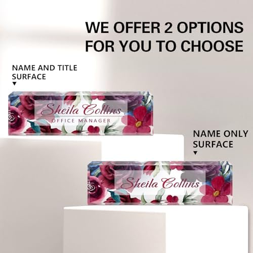 Custom Name Plate for Desk, Employee Appreciation Gifts, Office Decor - Image 2
