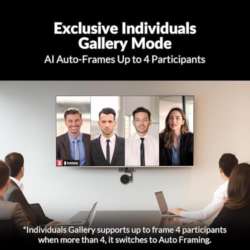 Dual-Camera AI-Powered PTZ Conference Camera (4K 15x Zoom+1080P Panoramic) - Image 3