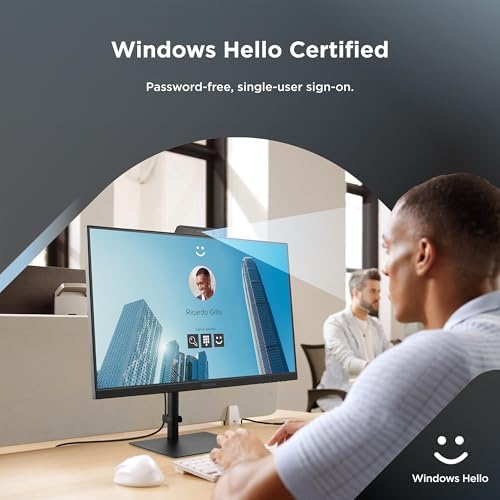 ViewSonic VG2441V 24 Inch 1080p Webcam Monitor, 120Hz, USB C Conferencing - Image 4
