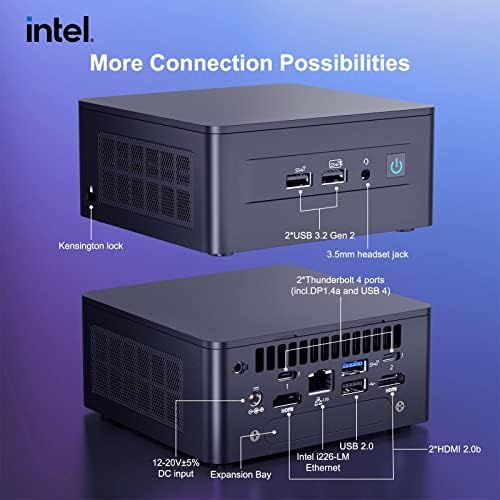 ASUS NUC 13 Pro,Intel NUC 13 Pro NUC13ANHi7 Mini PC, 32GB RAM, 1TB SSD - Image 4