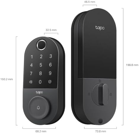 Tapo Smart Wi-Fi Door Lock, Deadbolt, Fingerprint Recognition, DL110 - Image 2