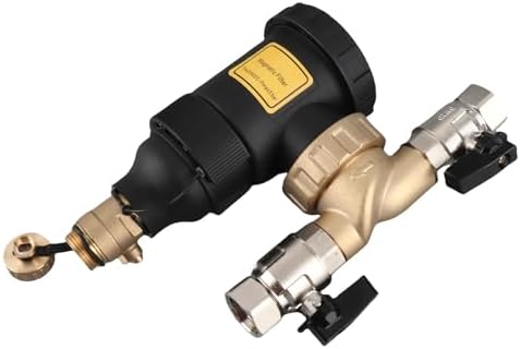 Aramox Premium Brass Magnetic Boiler Filter with 5μm Filtering Accuracy Easy Maintenance for Heating System - Image 3