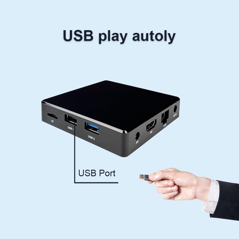 Adertising Media Player Box Commercial Display Mate Remote Publish Menu AD 2+16G Digital Signage Box (YM06 / 2+16G) - Image 6
