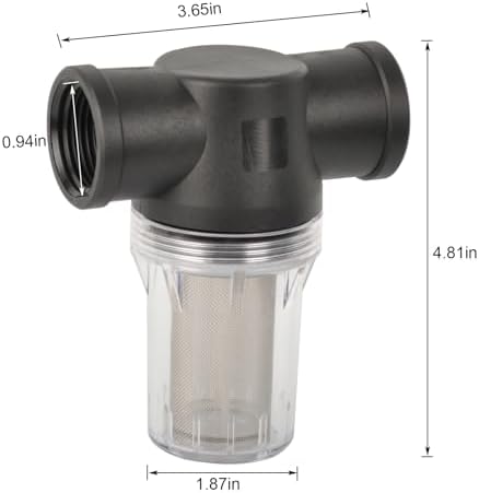 Water Pump Strainer Filter 3/4 Inch Female NPT Strainer with 40 Mesh Screen - Image 2