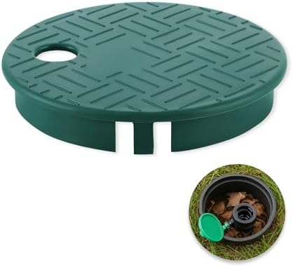 Sprinkler Valve Cover，ID 5.5" OD 6" Sprinkler Irrigation Valve Box,Valve Box Cover Lid for Outdoor Sprinkler Irrigation Control Water System Lawn,Ideal for Irrigation Systems & Landscaping by Unknown