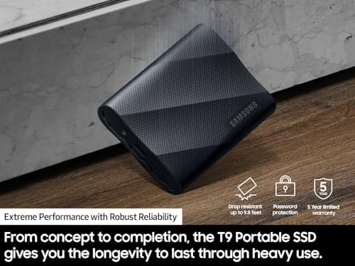 Samsung T9 Portable SSD 2TB, USB 3.2 Gen 2x2 External SSD, Up to 2,000 MB/s - Image 6