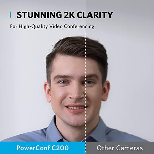 Anker PowerConf C200 2K Webcam for PC/Laptop/Mac, Low-Light Correction - Image 2