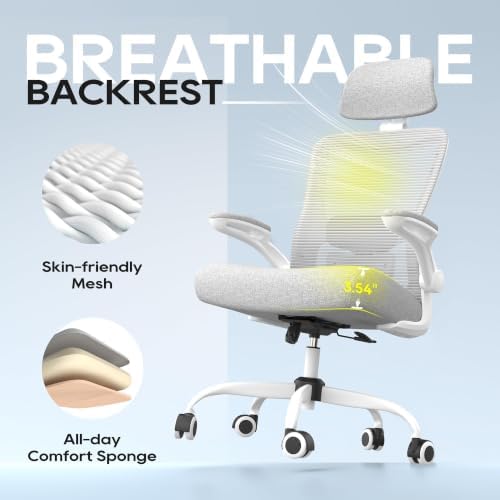 Ergonomic Office Chair for Lower Back Relief, 4-Way Lumbar, 330 LBS - Image 6