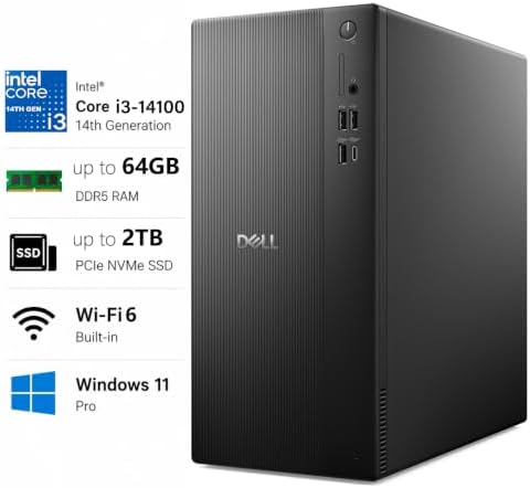 Dell Pro Tower Business Desktop, 16GB DDR5, 512GB SSD, Professional Work PC - Image 2
