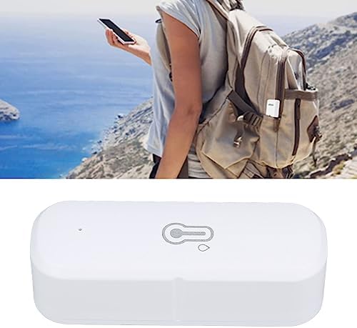 Smart Outdoor Temperature Humidity Sensor Hygrometer APP Remote Control for Remote Monitoring Alerts Thermometer Real Time Monitoring Accurate Readings for Freezer Fridge Pet Cage (for Zigbee Type) - Image 4