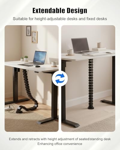Under Desk Vertebrae Cable Management Spine Fit for Sit Stand Desk - Image 3