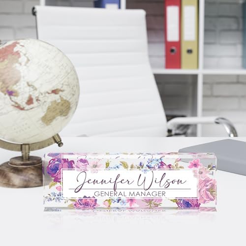 Desk Name Plate Personalized, Name Plate for Desk, Office Desk Decor for Women & Men, Employee Appreciation Gifts The Office Gifts for Boss, Lawyer, Manager, Teacher, Nurse - Image 3
