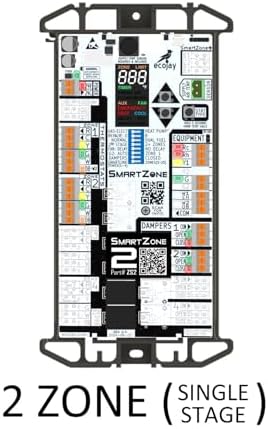 SmartZone-2: Single-Stage, 2-Zone Controller KIT w/ Temperature Sensor - Replace Honewell, ewc, zonefirst HVAC Zone Control Panels - Image 7