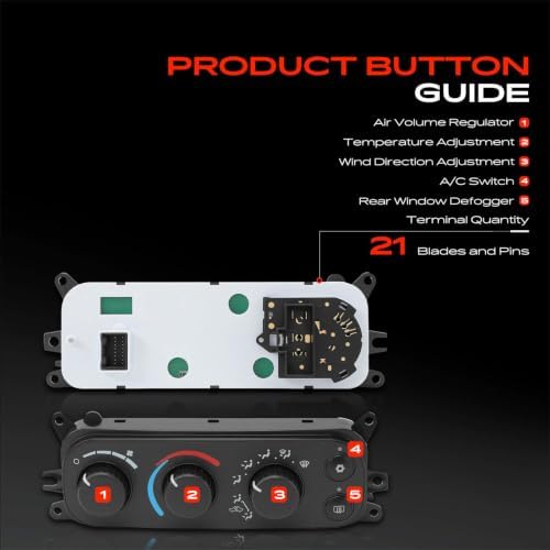 A-Premium HVAC Heater Control Panel Climate Control Module - Image 3