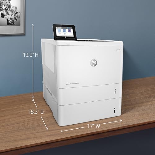 HP LaserJet Enterprise M612x Monochrome Printer with Built-in Ethernet, 2-Sided Printing & Extra Paper Tray (7PS87A), White - Image 3