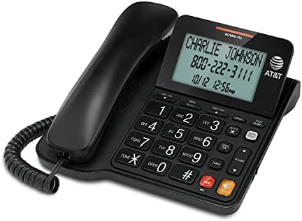 AT&T CL2940 Corded Phone with Caller ID/Call Waiting, Speakerphone, XL Tilt Display, XL Buttons & Audio Assist Volume Boost, Pack of 4 - Image 4