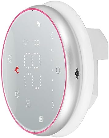 ViaGasaFamido Smart Thermostat, LED Display, Accurate Temperature Control, Programmable Device for Water Heating Systems, Compatible with Standard Recessed Boxes (White) - Image 4