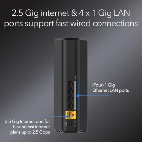 NETGEAR Nighthawk WiFi 7 Router RS100, Up to 2,000 sq ft, 3.6 Gbps - Image 5