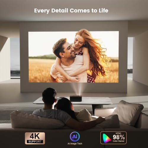 ONOAYO Outdoor-Projector-4K with AI Auto Focus,50WDolby Audio,Built-in Apps - Image 4