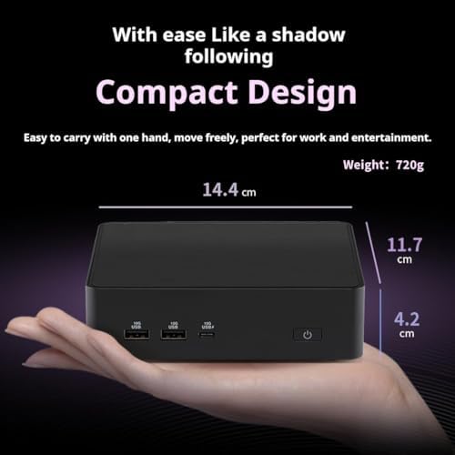 ASUS NUC 16 Pro NUC16GDKU7 Mini PC, Grand Canyon Core Ultra 7 356H,16-Cores 4.7Ghz, 16GB RAM + 1TB NVMe, Dual 2.5GbE LAN, Arc Graphics, Quad Display, WiFi 7 + BT 6.0, Win 11 Pro (16GB RAM + 1TB NVMe) - Image 5