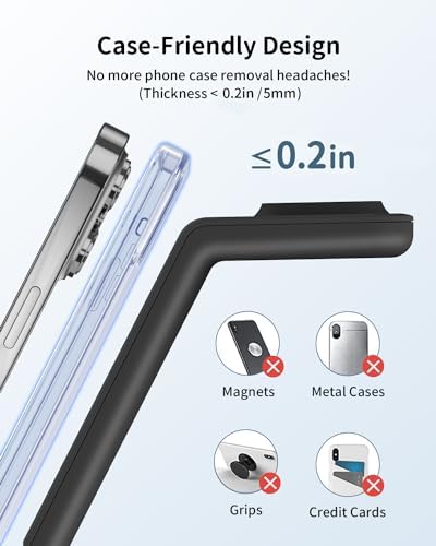 Wireless Charger for iPhone Charging Station: 3 in 1 Phone Charger Stand for iPhone 17/16/15/14/13/12/11/SE/X Pro Max Plus - Apple Watch 11/10/9/Ultra 2/8/SE/7/6/5 - AirPods 4/Pro 2/3 - Image 3