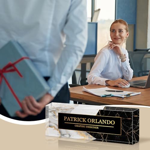 Ship Next Day Desk Name Plate Personalized, Custom Name Plate for Desk - Image 6