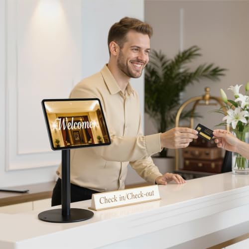 monTEK Anti-Theft Tablet Stand, Frameless Kiosk, Security Lock, 7-15 Inch - Image 6