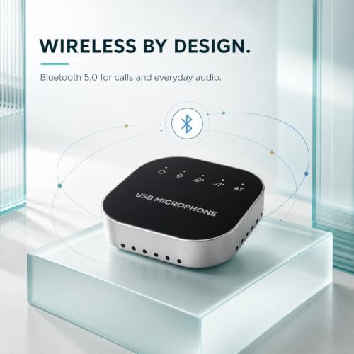 3 in 1 USB Computer Speaker with Microphone, PC Laptop Desktop Conference Speaker with Mic for Smart Home Office and Online Study，360 Degree Enhanced (5) - Image 6