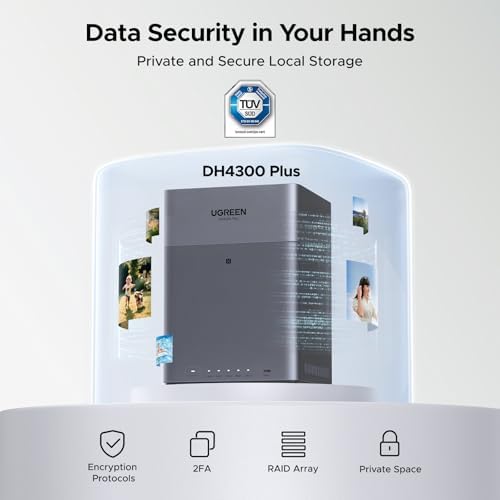 UGREEN NAS DH4300 Plus 4-Bay for Beginners, Home Users & Remote Workers - Image 6