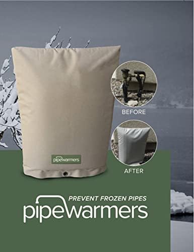 The Original Pipe Insulation Cover (5˚F) Winter Pipe Insulation (UV-Coated),Pump Cover, Sprinkler Irrigation Valve Cover, Backflow Preventer Freeze Protection (25W X 36H 4-Way) - Image 6