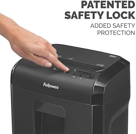 Fellowes 10M7 10-Sheet Powershred Micro-Cut Deskside Paper Shredder - Image 5