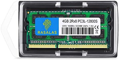 8GB (2X 4GB) PC3L-12800S DDR3L 1600MHz 4GB RAM DDR3L PC3L-12800S 1600MHZ SODIMM 2Rx8 1.35V 204Pin CL11 Rasalas Memory kit for Laptop/Notebook/AIO Computer Upgrade - Image 7
