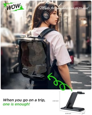 Wireless Charging Station for Samsung Galaxy Watch 8/7/6/5/4/3,S26 Ultra - Image 6