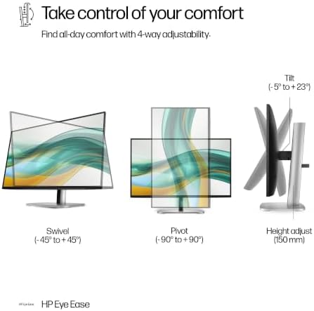 HP 27 Monitor with Dual 2W Speakers (Replaces M27fwa) 27" FHD Display 2Pack - Image 7