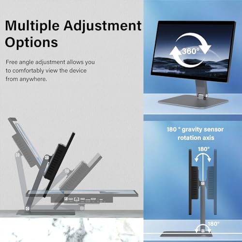 15.6" All-in-One Desktop Computers, FHD 360°Adjustable Touchscreen Win 11 Pro Industrial Tablet PC N5095 8GB RAM 128GB ROM, HDMI 2.0 WiFi 5 Bluetooth 5.0 for Office/Automation/Kiosk/Bar/Warehouse - Image 5