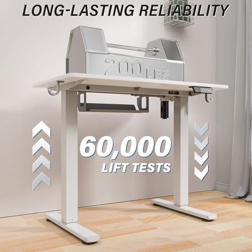 Kingant Standing Desk, 35x20 Inch Electric Height Adjustable Computer Desk - Image 5
