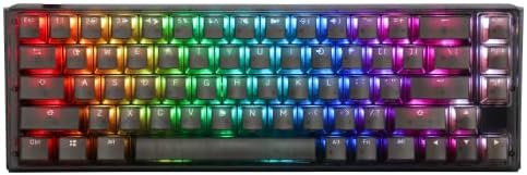 Ducky One 3 SF Aura 65% Mechanical Keyboard, Cherry MX Brown, RGB, Black by Ducky