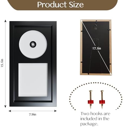 Video Game Display Frame Compatible with PS2 Case and Disc, Solid Wood Box - Image 2