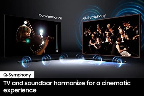 SAMSUNG HW-S800B/ZA 3.2.1ch Soundbar w/ Wireless Dolby Atmos DTS Virtual:X, Ultra Slim Design, Q Symphony, SpaceFit Sound, Airplay 2, Game Pro Mode, Alexa Built-In, 2022, Black - Image 4