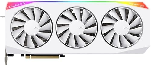 XFX Mercury AMD Radeon RX 9070XT OC Gaming White Edition with RGB 16GB GDDR6, HDMI 3xDP, RDNA 4 RX-97TRGBBW9, Graphics Card, Compatible with Desktop PCs - Image 4