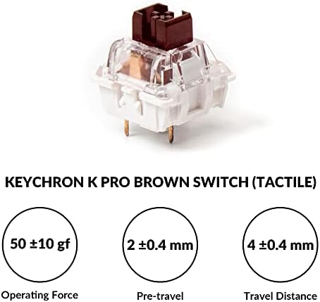 Keychron V6 Wired Custom Mechanical Keyboard Knob Version, Full-size QMK/VIA Programmable Macro with Hot-swappable Keychron K Pro Brown Switch Compatible with Mac Windows Linux Black (Non-Transparent) - Image 7