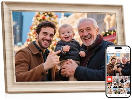 Frameo 10.1" WiFi Digital Picture Frame, Electronic Photo Frames - 32GB by BrightandPowerYourLife