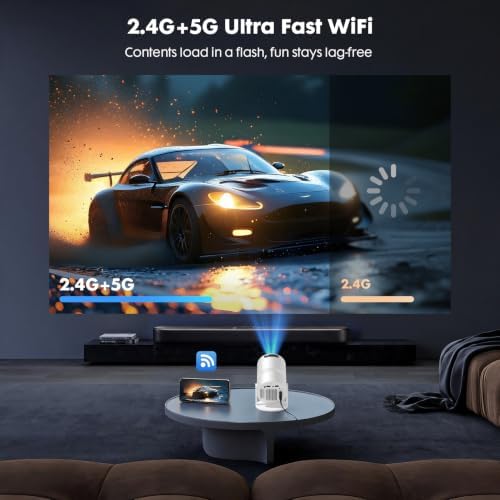 [Built-in Apps] Mini Projector with Wifi and Bluetooth 1080P Supported - Image 4